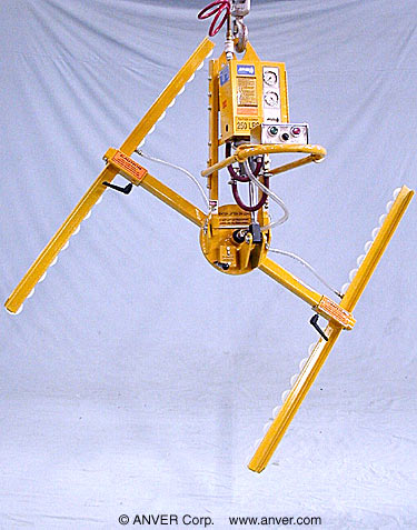 ANVER Custom Air Powered Lifter, 34 Cups with Powered Tilt and Manual Rotate for Lifting & Tilting Steel Doors 36" x 84" (914 mm x 2134 mm) up to 250 lb (113 kg)